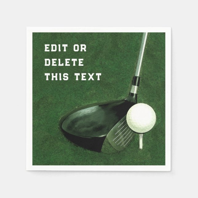 Golf-Veranstaltung Serviette (Vorderseite)