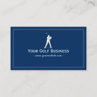 Golf-Verein-Marine-Blau-schlichtes einfaches