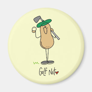 Golf Verrückte T-Shirts und Geschenke Magnet