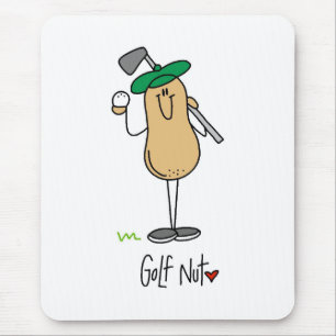 Golf Verrückte T-Shirts und Geschenke Mousepad