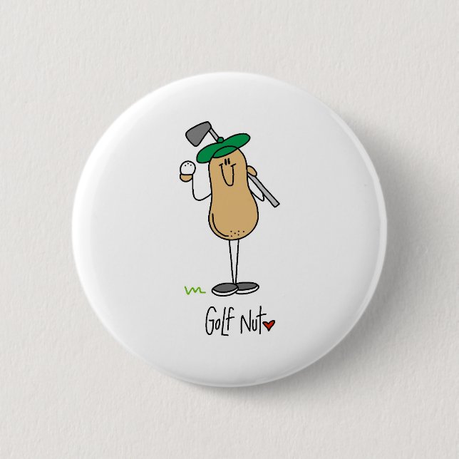 Golf Verrückter Button (Vorderseite)