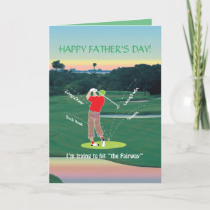 GOLF - Versuch, "the Fairway" zu drücken Karte