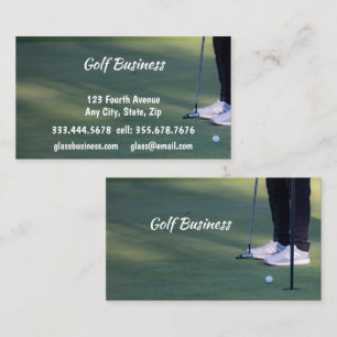 Golf verwandte Business Carts, Turf, Lieferungen Visitenkarte