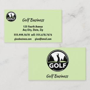 Golf verwandte Business Carts, Turf, Lieferungen Visitenkarte