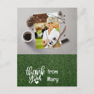 Golf Vielen Dank Erstellen Sie Ihr eigenes Foto Go Postkarte