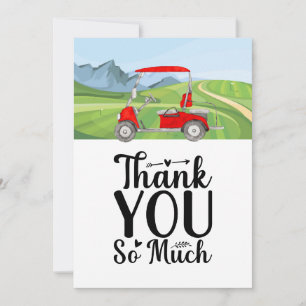 Golf Vielen Dank für Ihr Interesse am Golfspieler Dankeskarte