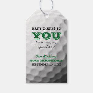Golf Vielen Dank für Ihr Interesse Tag Geschenkanhänger