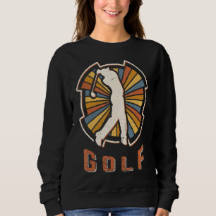 Golf Vintag Classic Retro Sport Liebe Sweatshirt