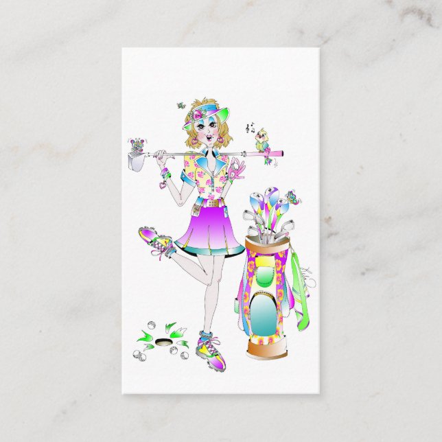 GOLF-VISITENKARTE VISITENKARTE (Vorderseite)