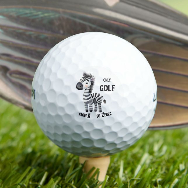 Golf von A bis Z, Zebra Golfball (Von Creator hochgeladen)