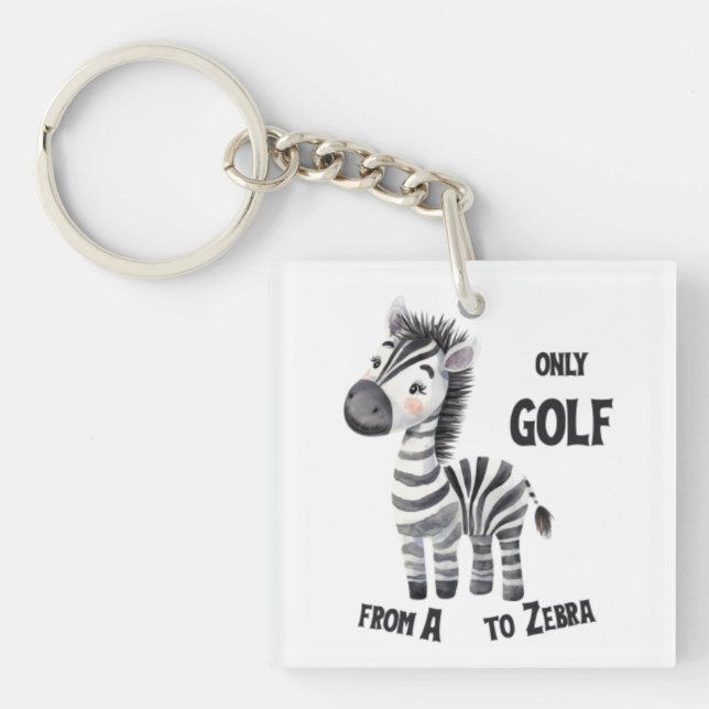 Golf von A bis Z, Zebra Schlüsselanhänger (Vorderseite)