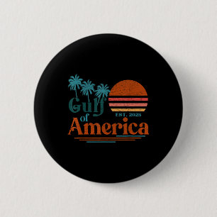 Golf von Amerika 2025 Amerikanische Flagge Mexiko Button