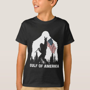 Golf von Amerika 2025 Vintage Flagge der USA T-Shirt