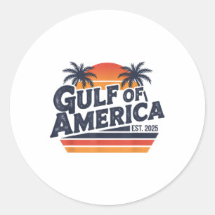 Golf von Amerika 2025 Vintage Retro-amerikanische  Runder Aufkleber
