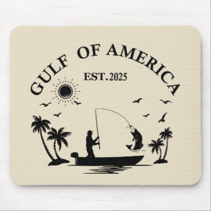 Golf von Amerika Angelpol amerikanischer Patriotik Mousepad