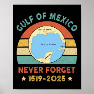 Golf von Amerika Der sonnige Golf von Mexiko nie f Poster