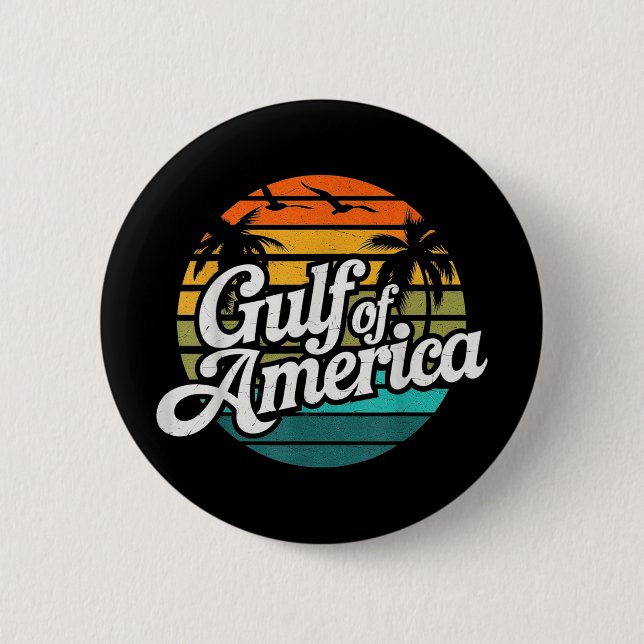 Golf von Amerika Est 2025 Retro American Golf U Button (Vorderseite)