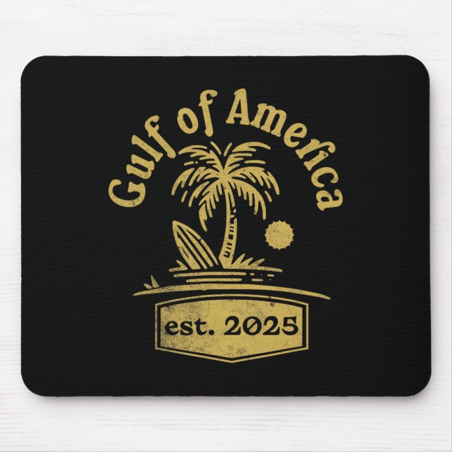 Golf von Amerika Est 2025 Retro Golf von uns Amer Mousepad (Vorne)
