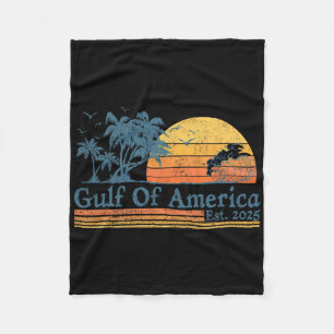Golf von Amerika Est 2025 Retro Vintag Beach 2 Fleecedecke