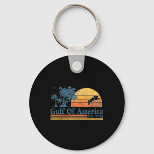 Golf von Amerika Est 2025 Retro Vintag Beach 2 Schlüsselanhänger