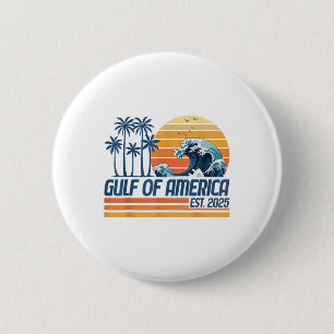 Golf von Amerika Est 2025 Retro Vintager Golf von Button