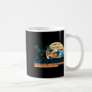Golf von Amerika Est 2025 Retro Vintager Strand Kaffeetasse