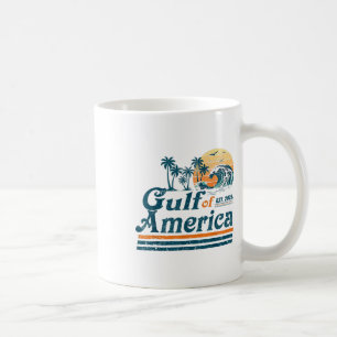 Golf von Amerika Est 2025 Retro Vintager Strand Kaffeetasse