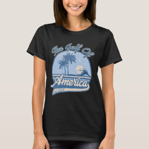 Golf von Amerika Est 2025 US-Flagge Retro Vintag T-Shirt