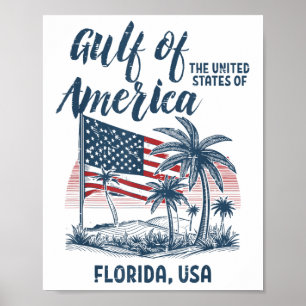 Golf von Amerika Florida USA Männer Frauen Kinder Poster