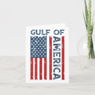 Golf von Amerika Funny America American Flag (auf Karte