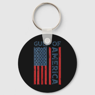 Golf von Amerika Funny America American Flag (auf Schlüsselanhänger