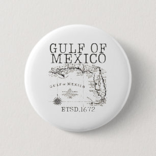 Golf von Amerika Funny Golf von Mexiko Flag Karte Button