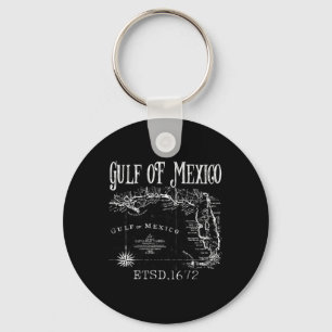 Golf von Amerika Funny Golf von Mexiko Flag Karte Schlüsselanhänger