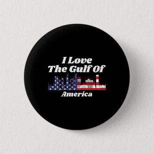 Golf von Amerika Funny Golf von Mexiko Flagge der  Button