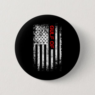 Golf von Amerika Funny Golf von Mexiko Flagge der  Button