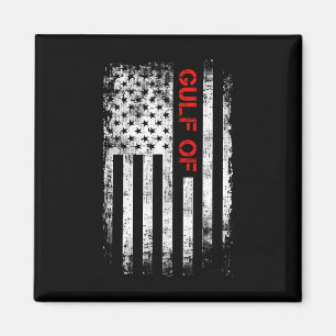 Golf von Amerika Funny Golf von Mexiko Flagge der Magnet