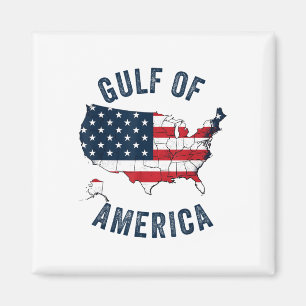 Golf von Amerika Funny Golf von Mexiko Flagge der  Magnet