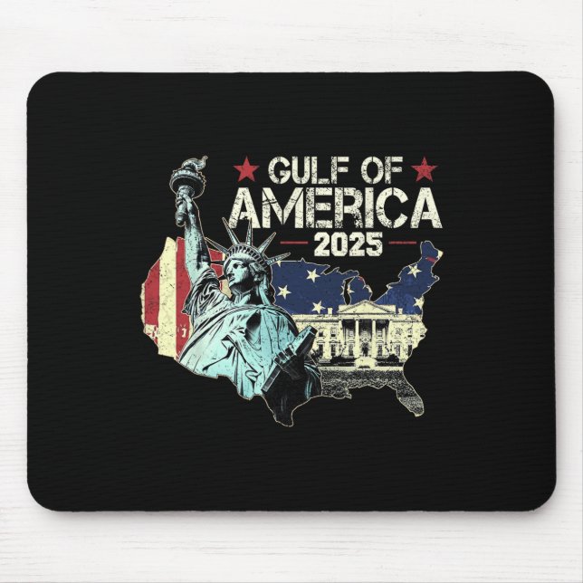 Golf von Amerika Funny Golf von Mexiko Flagge der  Mousepad (Vorne)