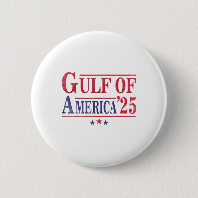 Golf von Amerika Funny Golf von Mexiko USA 2025 Button (Vorderseite)