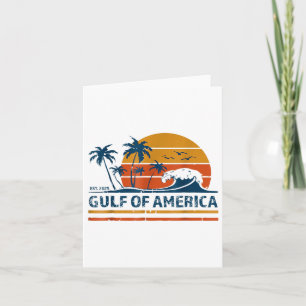 Golf von Amerika Funny Golf von Mexiko USA 2025 Karte