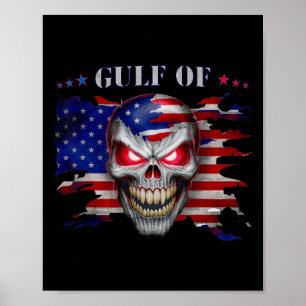 Golf von Amerika Funny United States Flag 10 Poster