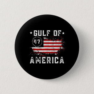 Golf von Amerika Funny United States Flag for Men  Button