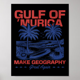 Golf von Amerika Golf von Murica Patriotic Beac Poster