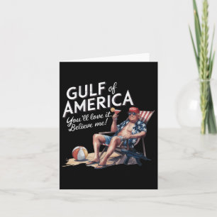 Golf von Amerika lustiger Trump Usa Beach Karte