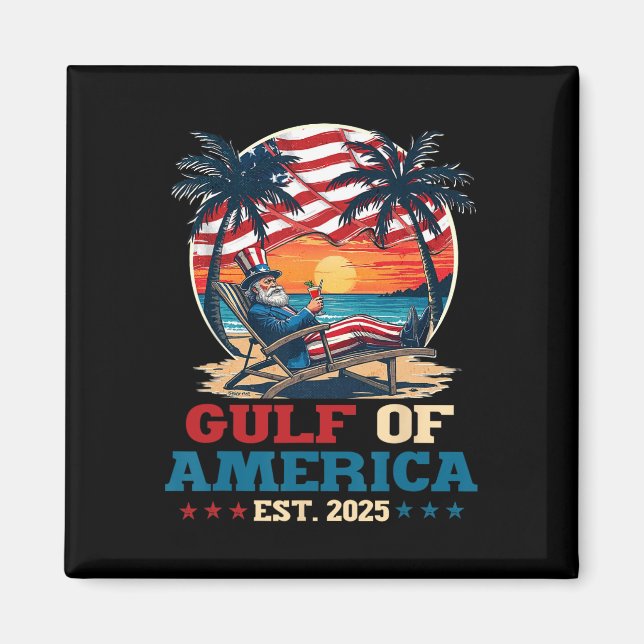 Golf von Amerika Mexiko Golf östlich 2025 US ameri Magnet (Vorne)