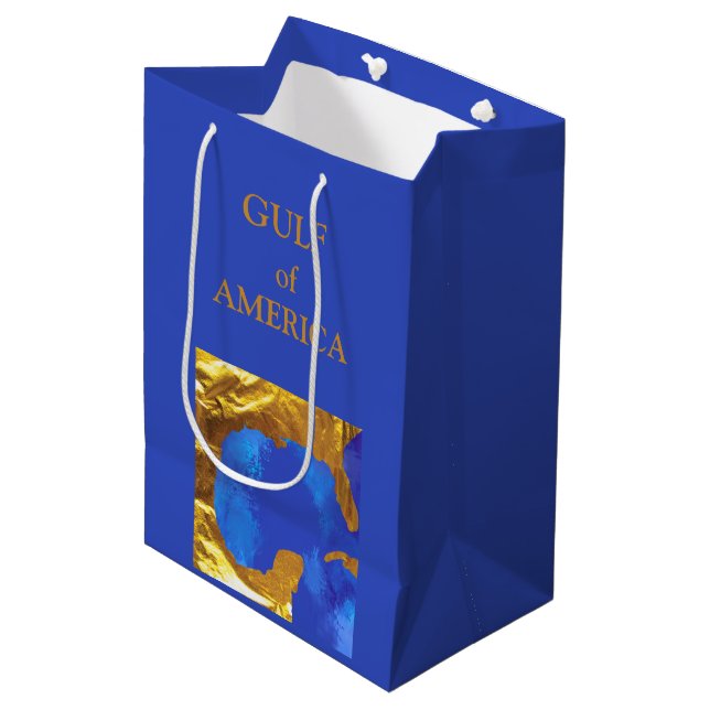 GOLF VON AMERIKA MITTLERE GESCHENKTÜTE (Vorderseite Schrägansicht)