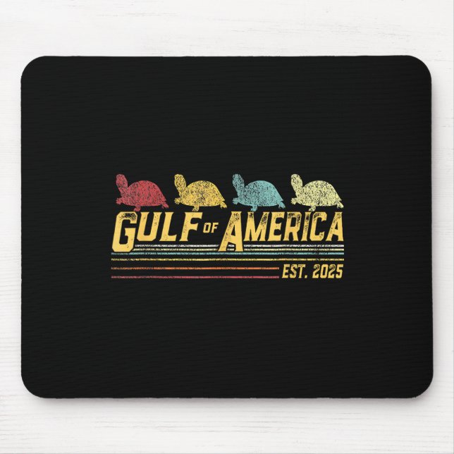Golf von Amerika nach 2025 Schildkröte Mousepad (Vorne)