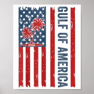 Golf von Amerika Osten 2025 SonnenGolf von USA Ame Poster