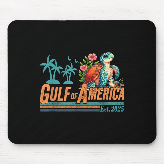 Golf von Amerika Osten 2025 Turtelgolf Mexiko Mousepad (Vorne)