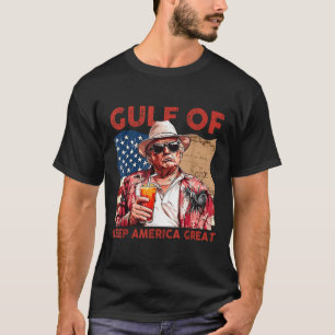 Golf von Amerika - Patriotische Amerikas Fahne des T-Shirt